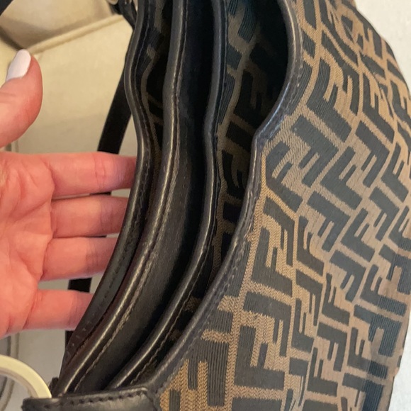 Fendi Zucca Logo/Charm Shoulder Bag - Picture 17 of 17